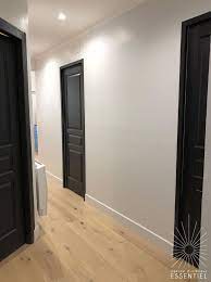 Portes Noires Realisation Krystel Architecte D Interieur Bordeaux Peinture De Portes Interieures Deco Porte Interieure Idee Deco Couloir