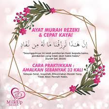 .murah rezeki gratis, ada 20 daftar lagu bacaan ayat murah rezeki yang bisa anda download. Ayat Murah Rezeki Semoga Kasih Ibu By Milkup Candy Facebook