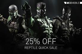 The patch includes the free **klassic reptile skin** : Mortal Kombat Claim Victory In The Klassic Sonya Blade Challenge Reptile Quick Sale Happening Now In Mortal Kombat X Mobile Facebook
