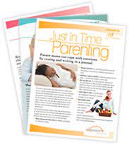 Newsletters are a good way to engage with your customer base. Just In Time Parenting