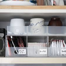 爪切りや体温計など家族で使う細々としたものを入れるために 購入した無印良品のpp小物収納ボックス6段 実際に使用してみると 分類が細かすぎた 中身がパッと見て分からない ため 早々に却下 他に使い道はないかと思っていたところ ティー