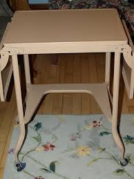 Vintage Metal Typewriter Table Fold Down Sides Wheels 2332 Metal Folding Table Vintage Metal Metal