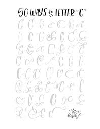 50 Ways To Letter C Lettering Lettering Alphabet Hand Lettering Fonts