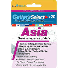 Shop for pre paid calling card online at target. Up To 1950 Minutes For 20 Caller S Select Asia Phone Calling Card Calls To India South Korea Thailand China Taiwan Pakistan Hong Kong Indonesia Singapore Laos Malaysia Vietnam And More Buy Online