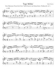 Download pdf files for free or favorite them to save to your musopen profile for later. Taps Miller Dave Mckenna S Piano Solo Sheet Music For Piano Solo Musescore Com