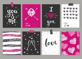 Imágenes, carteles y desmotivaciones de #amour. Coleccion De 8 Tarjetas De Diseno Del Amor Carteles Del Dia De La Tarjeta Del Dia De San Valentin S Fijados Ilustracion Del Vector Ilustracion De Tarjetas Amor 78678040