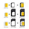 Brand new sprint sim card simglw416tq for use with iphone xs, iphone xs max, iphone xr, google pixel 3, pixel 3 xl, lg v40 thinq. 3