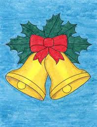 This forms the front section of the church. How To Draw Christmas Bells Art Projects For Kids