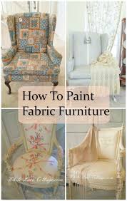 How To Paint Fabric Furniture Anne P Makeup And More Painting Fabric Furniture Painting Upholstered Furniture Painting Fabric Chairs