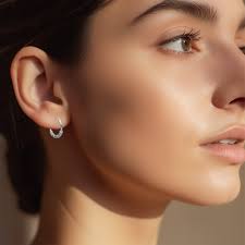 20mm (0.78") Sterling Silver Hoop Earrings, gifts for her, Bali Hoop  Earrings,Hand Made Hoops, Bali Earrings, Boho Earring HGP053