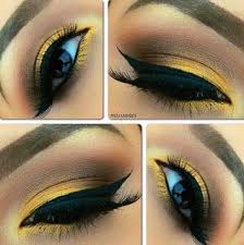 Black And Yellow Eyeshadow Looks Beauty Bar 101 Smokey Eyes Eye Makeup Yellow Eyeshadow Yellow Makeup