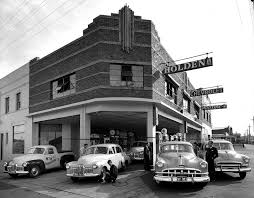 Cv Holland Car Service Station Rockdale Shows Holden Pontiac And Chevrolet Cars Max Dupain Photo Australian Cars Holden Australia Australian Photography