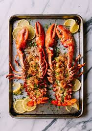 Baked Stuffed Lobster With Shrimp Recipe Baked Stuffed Lobster Recipes Food