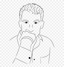 The image can be easily used for any free creative project. Person Thinking Png Drawing Of A Person Thinking Transparent Png 591x800 1210001 Pngfind