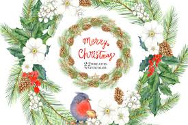 Download Christmas Wreaths Graphic By Evgenia Art Art Creative Fabrica SVG Cut Files