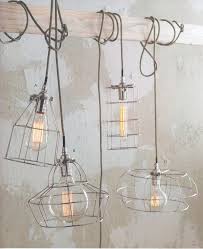 Diy Exposed Light Bulb Caged Lamp Vintage Industrial Lighting Lamp