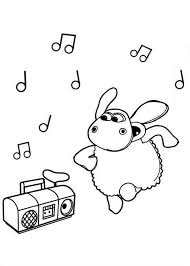 Print radio coloring page (color). Timmy Dancing While Listening Music From Radio In Timmy Time Coloring Page Coloring Sky Coloring Pages Online Coloring Coloring Pages To Print