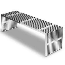 Edelstahl Bank Steel Bench Sitzbank Stahl Sitzen