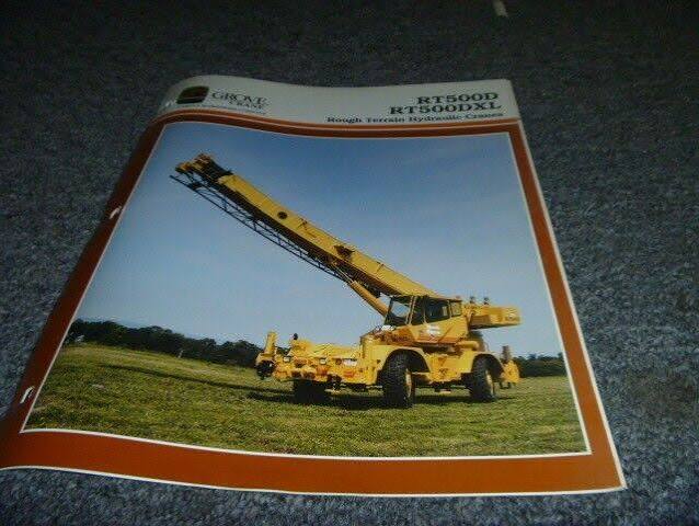 Grove RT500D Rough Terrain Crane
