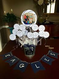Volleyball Centerpiece Volleyball Decorations Volleyball Team Gifts Volleyball Crafts