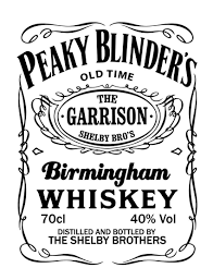 Hat & specs logo baseball cap. Peaky Blinders