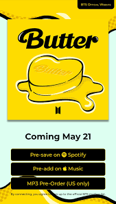 Butterfly as written by do hyeong kwon si hyuk bang. Sel On Twitter Bts Butter Pre Order The Mp3 Us Only Pre Save Butter On Spotify Pre Add On Apple Music Butter Official Website Https T Co Kpabaxl94h Bts Twt Https T Co Sdkjrhwax8