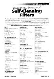 This online merchant is located in the united states at 600 west main street, benton harbor, mi 49022. International Directory Of Self Cleaning Filters