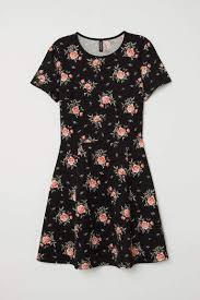 H M Jersey Dress Black Clothes Jersey Dress Cute Casual Outfits