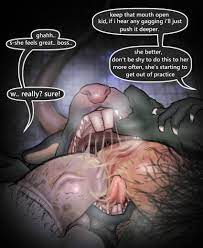 2022 absurd res anthro balls bodily fluids daughter deep throat  dialogue digital media (artwork) double barrel blowjob double fellatio  double oral dragonsponies english text erection father father and child