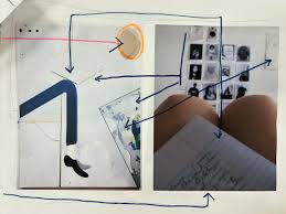 The Flat Made Thing" is a collection of works that Sanya Kantarovsky and I  showed together in Basel with Marc Foxx Gallery --these are just some  colorful notes I made underscoring our