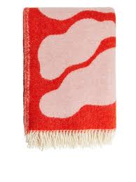 Klippan Linnea Andersson Blanket Klippan Leaf Texture Scandinavian Design