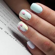 Pastel fade nails no sponge needed. Pastel Nail Art The Lady Style