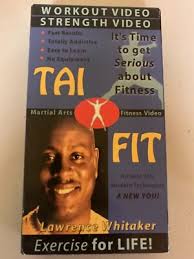 Shelf182 VHS TAPE~ Tai Fit Lawrence Whitaker Martial Arts Fitness Video