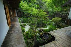 A Japanese Garden In Kyoto Japan Japan Garden Japanese Garden Japanese Garden Design