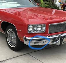 1975 1976 chevy caprice impala front bumper marker lights donk parts 1975 1976 chevy caprice impala front bumper marker lights