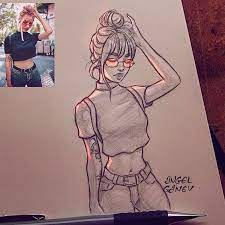 Pencil Drawings Ideas Sky Rye Design Girl Drawing Sketches Cool Art Drawings Pencil Art Drawings