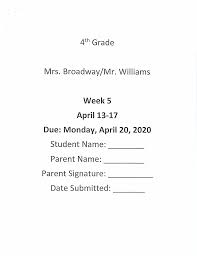 It should be a task that students can complete independently. Https Www Newvisionlearningacademy Com Wp Content Uploads Sites 11 2020 05 4th Grade Week 5 Pdf