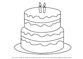 Happy birthday drawing cake birthday birthday cake happy cake drawing happy cake birthday drawing happy drawing celebration card decoration background balloon candle vector food party. Learn How To Draw A Birthday Cake Cakes Step By Step Drawing Tutorials
