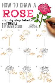 Draw a circle for the area where the flower petals will be. 1001 Ideas And Tutorials On How To Draw A Rose Step By Step