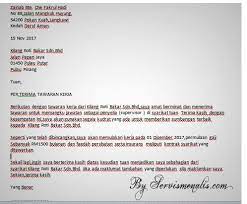 Contoh surat lamaran kerja di bank. Contoh Surat Tawaran Kerja Secara Kontrak Contoh Surat