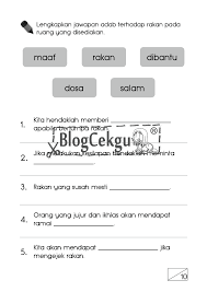 Lembaran kerja hijaiyah berbaris atas pendidikan islam ppki kssr tahun 1. Soalan Agama Islam Tahun 3 Resepi Book F