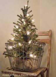 Pinterest cottage christmas decorating ideas. Seasonal Tree In An Old Egg Basket Musings From A French Cottage Christmas Around The House Christmas Decorations Prim Christmas Country Christmas