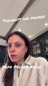 Kylie Jenner and Demi Moore at the Golden Globes 2025