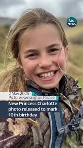 A new photo of Princess Charlotte has been released to mark her 10th  birthday. #itvnews #royal