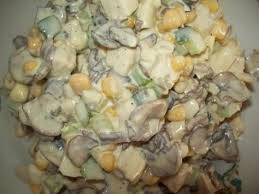 салат с курицей и грибами и огурцами и яйцами Salat Zodiak S Kuricej I Gribami I Ogurcami Recept S Foto Poshagovo Recept Eda Kulinariya Recepty Prigotovleniya