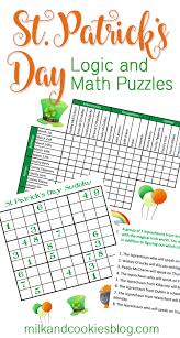 Patrick's day word search puzzles from very easy to challenging. St Patrick S Day Math And Logic Puzzles Logic Puzzles Math Math Logic Puzzles