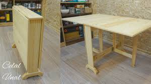 Wooden Folding Table Ahsap Katlanir Masa Masa