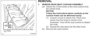 Toyota Yaris Rear Seat Removal Photo Rear Seat Yaris Seating