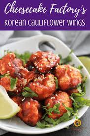 Korean Air Fried Cauliflower Wings Cheesecake Factory Copycat The Belly Rules The Mind