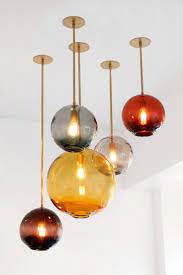 15 Blown Glass Pendant Lighting Ideas For A Modern And Sleek Glow Glass Pendant Lamp Blown Glass Pendant Light Hanging Lamp Design